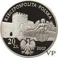 Polska, 20 zł 'Miasto - Toruń' 2007 r. 