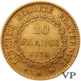 Francja, 20 Franków 1878 r. 