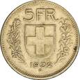 Szwajcaria, 5 franków 1932 r.