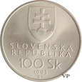 Slowacja , 100 Koron Niepodległośc 1993 r. 