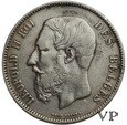 Belgia , 5 Franków Leopold II 1869 r. 