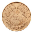 Francja, 10 Franków 1865 r.