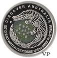 Australia, 15 Dolarów Krokodyl Rózańcowy 2010 r. 1/10 Oz Pt 9995