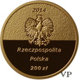 Polska, 200 zł 100 Rocznica Urodzin Jana Karskiego 2014 r. 