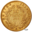 Francja , 20 Franków 1858 r. 