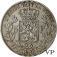 Belgia , 5 Franków Leopold II 1875 r. 