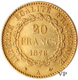Francja , 20 Franków 1876 r. 
