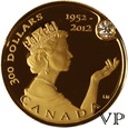 Kanada, 300 Dolarów 'Diamentowy Jubileusz' 2012 r. 