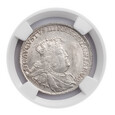 Polska, ORT 1756 r., Mała Głowa. NGC MS-63