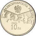 Polska, 10 zł  60 Rocznica Zakończenia II Wojny Światowej 2005 r. 