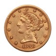 USA, 5 Dolarów 1898 r.