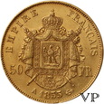 Francja, 50 Franków 1855 r.  