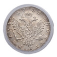 Rosja, Rubel 1752 r., Elżbieta I. Bardzo Ładny. MS-61