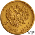 Rosja, 5 Rubli 1902 r. (AP) 