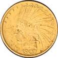 USA, 10 Dolarów 1907 r. 