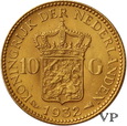 Holandia ,  10 Guldenów ' Wilhelmina I '1932 r. 