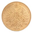 Austria, 100 Koron 1915 r.