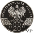 Polska, 20 zł Sokół Wędrowny 2008 r. 