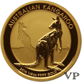 Australia , 25 Dolarów 'Kangur' 2016 r. 1/4 Oz Au 999