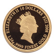 Fiji, 10 $ Pius XI 2008 r.