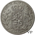 Belgia , 5 Franków Leopold II 1874 r. 