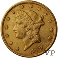 USA, 20 Dolarów Liberty 1899 r. 