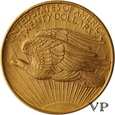 USA, 20 Dolarów St.Gaudance 1908 r. 