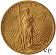 USA, 20 Dolarów St.Gaudance 1908 r. 