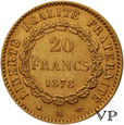 Francja, 20 Franków 1878 r. 