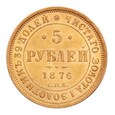 Rosja, 5 Rubli 1876 r. SUPER !!