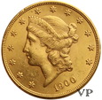 USA, 20 Dolarów Liberty 1900 r. 