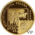 Polska, 200 zł 450 Lat Poczty Polskiej 2008 r. 