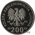 Polska, 200 zł Władysław I Lokietek 1986 r. PROBA