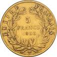 Francja, 5 franków 1866 r. Napoleon III
