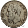 Belgia , 5 Franków Leopold II 1868 r. 