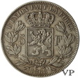 Belgia , 5 Franków Leopold II 1868 r. 