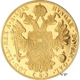 Austria , 4 Dukaty 1915 r. Nowe Bicie 