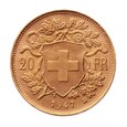 Szwajcaria, 20 Franków 1947 r.