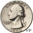 USA, Quarter Dollar 1964 r.  