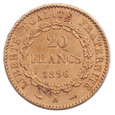 Francja, 20 Franków 1896 r.
