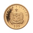 Samoa, 10 Dolarów 1995 r., Au 999