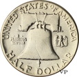 USA , Half Dolar B. Franklin 1954 r. 