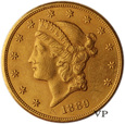 USA, 20 Dolarów Liberty Head 1889 r.  San Francisco 