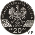 Polska, 20 zł Foka Szara 2007 r. 