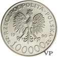 Polska, 100 000 zł 'Solidarność' 1990 r. 