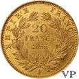 Francja , 20 Franków 1855 r.