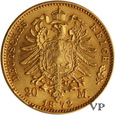 Niemcy , Prusy  20 Marek 1872 r. A