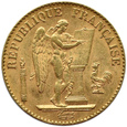 FRANCJA - Republika, 20 franków 1895 - Paryż 
