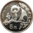 Chiny - Panda 1993 - 1/2 uncji  - rzadkie