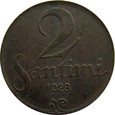 ŁOTWA - 2 SANTIMI 1928